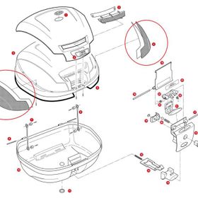 Givi Z1394 E470 Çanta Reflektörü Set