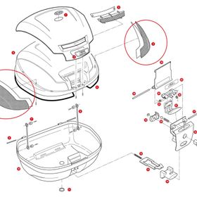 Givi Z1394 E470 Çanta Reflektörü Set