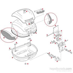 Givi Z1394 E470 Çanta Reflektörü Set