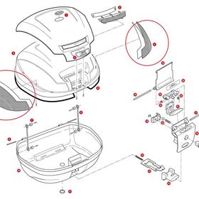 Givi Z1394 E470 Çanta Reflektörü Set