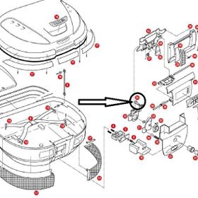 Givi Z234B E52 Çanta Kilit Mekanizma Mandalı