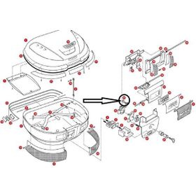 Givi Z234B E52 Çanta Kilit Mekanizma Mandalı