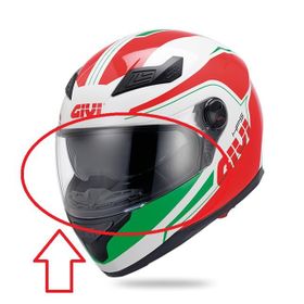 Givi Z2449TR 50.4-48-Siyah Beyaz Kask Camı