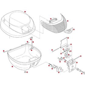 Givi Z310 Çanta Alt Tabla Kilit Sacı