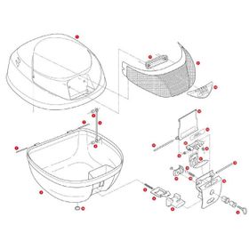 Givi Z310 Çanta Alt Tabla Kilit Sacı
