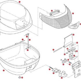 Givi Z310 Çanta Alt Tabla Kilit Sacı