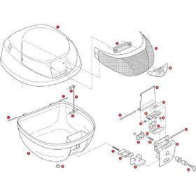 Givi Z310 Çanta Alt Tabla Kilit Sacı