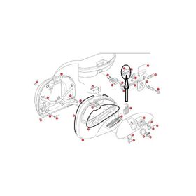 Givi Z312 Çanta Tabla Düğmesi Montaj Sacı