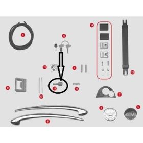 Givi Z388 E21 Çanta Tabla Düğmesi