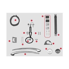Givi Z388 E21 Çanta Tabla Düğmesi