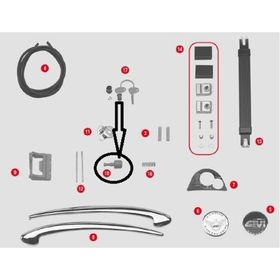 Givi Z388 E21 Çanta Tabla Düğmesi