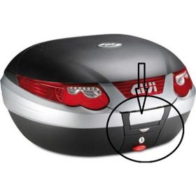 Givi Z398NMR E55 Kırmızı Anahtarlı Çanta Kilit Mekanizması