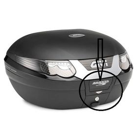 Givi Z398NTMR E55 Gri Anahtarlı Çanta Kilit Mekanizması