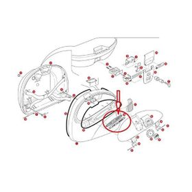 Givi Z548 E41 Çanta Amblem Keyless
