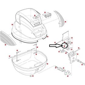 Givi Z632R E52-V35-V46-E260-E340-E350-E370-E450-E470-TRK33 Çanta Yayı