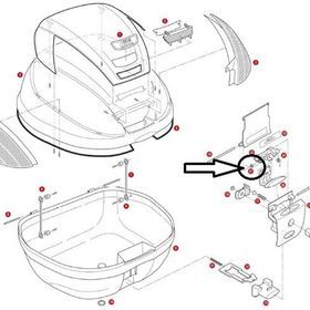 Givi Z632R E52-V35-V46-E260-E340-E350-E370-E450-E470-TRK33 Çanta Yayı