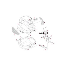 Givi Z643NR TRK33-V46-E370 Çanta Kilit Parçası