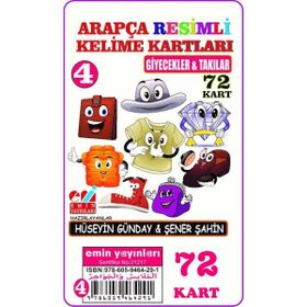 Giyecekler ve Takılar Arapça Resimli Kelime Kartları 72 Hüseyin Günday Şener Şahin