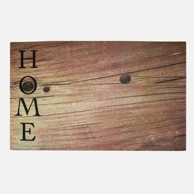 Giz Home 45x75 cm Mozaik Wood Kapı Önü Paspas
