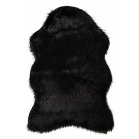 Giz Home 60x180 Siyah Alaska Peluş Post Halı