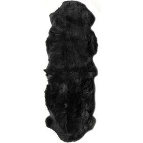 Giz Home 60x180 Siyah Alaska Peluş Post Halı