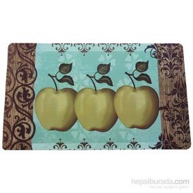 Giz Home Comfort Mat Eko Yeşil Elma 45x75 cm Kapı Paspası