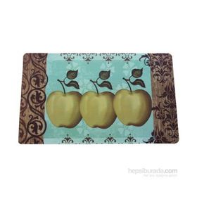Giz Home Comfort Mat Eko Yeşil Elma 45x75 cm Kapı Paspası