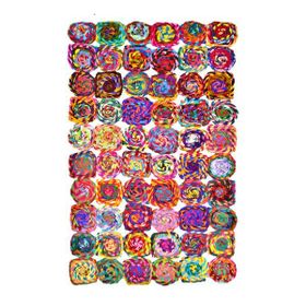 Giz Home D11 Bolero 120x180 cm Renkli Örgü Halı