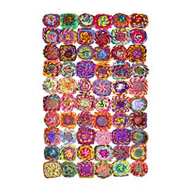Giz Home D11 Bolero 120x180 cm Renkli Örgü Halı