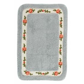 Giz Home Gül 70x120cm Blue Banyo Paspası