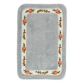 Giz Home Gül 70x120cm Blue Banyo Paspası