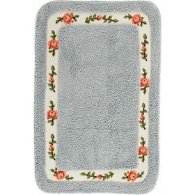 Giz Home Gül 70x120cm Blue Banyo Paspası