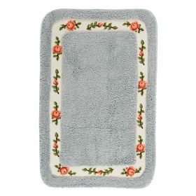 Giz Home Gül 70x120cm Blue Banyo Paspası