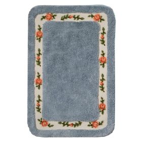 Giz Home Gül 70x120cm Blue Banyo Paspası