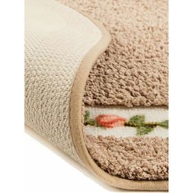 Giz Home Gül 70x120cm Brown Banyo Paspası
