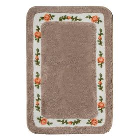 Giz Home Gül 70x120cm Brown Banyo Paspası