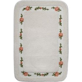 Giz Home Gül 70x120cm Whıte Banyo Paspası