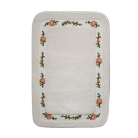 Giz Home Gül 70x120cm Whıte Banyo Paspası
