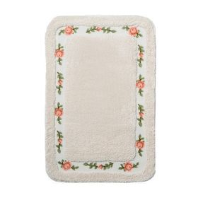 Giz Home Gül 80x150cm Whıte Banyo Paspası