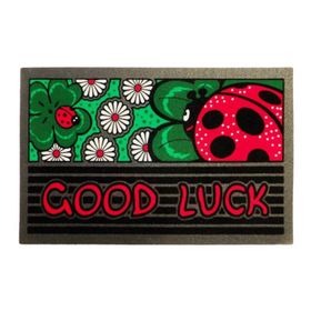 Giz Home İtalyan Format Good Luck 40x68 cm Kapı Paspası