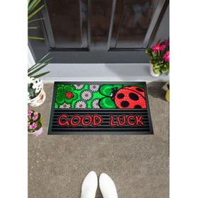 Giz Home İtalyan Format Good Luck 40x68 cm Kapı Paspası
