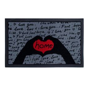 Giz Home İtalyan Format I Feel Love 40x68 cm Kapı Paspası