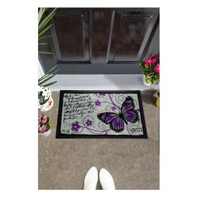 Giz Home İtalyan Format Kelebek 40x68 cm Kapı Paspası