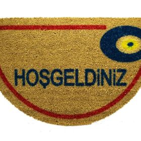 Giz Home Koko Hoşgeldiniz Nazar Boncuğu 40x70 cm Kapı Paspası