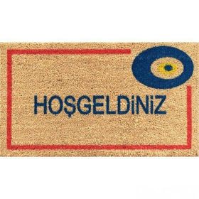Giz Home Koko Hoşgeldiniz Nazar Boncuğu 40x70 cm Kapı Paspası