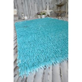 Giz Home Milano 70x120cm Mavi Banyo Paspası