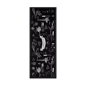Giz Home Siyah 75x200 cm Joy Gourment Mutfak Halısı