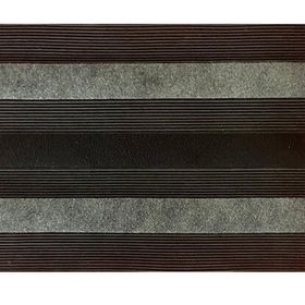 Giz Home Zerbino Dikdörtgen 45x70 cm Kauçuk Halı Gri Paspas