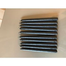 Gizemli Home 10'lu Set Siyah Şamdan Mumu