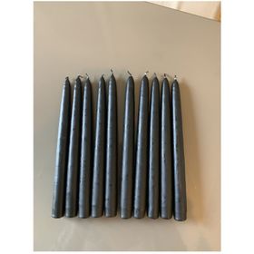 Gizemli Home 10'lu Set Siyah Şamdan Mumu